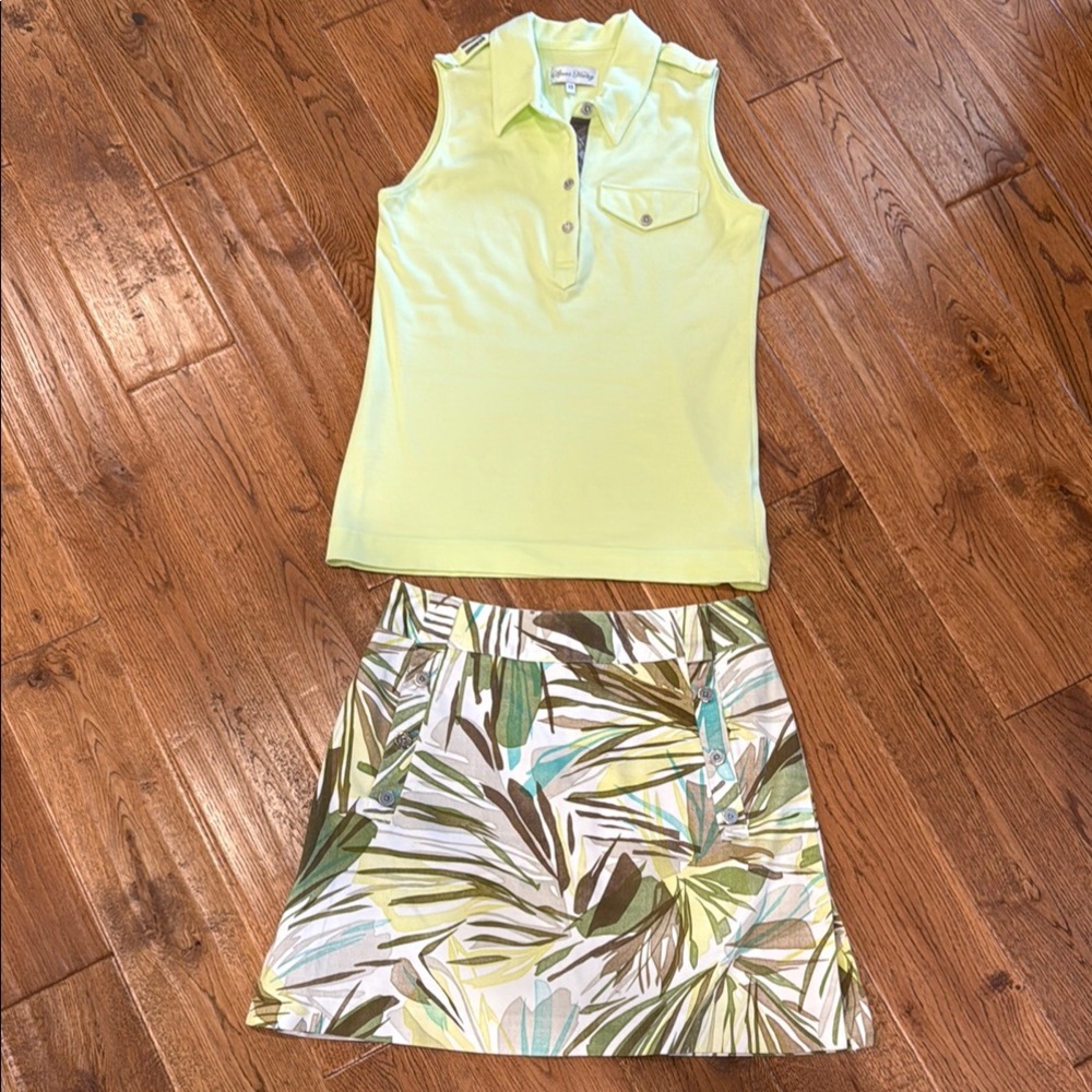 Sport Haley golf set. Top size XS, Skort size 2